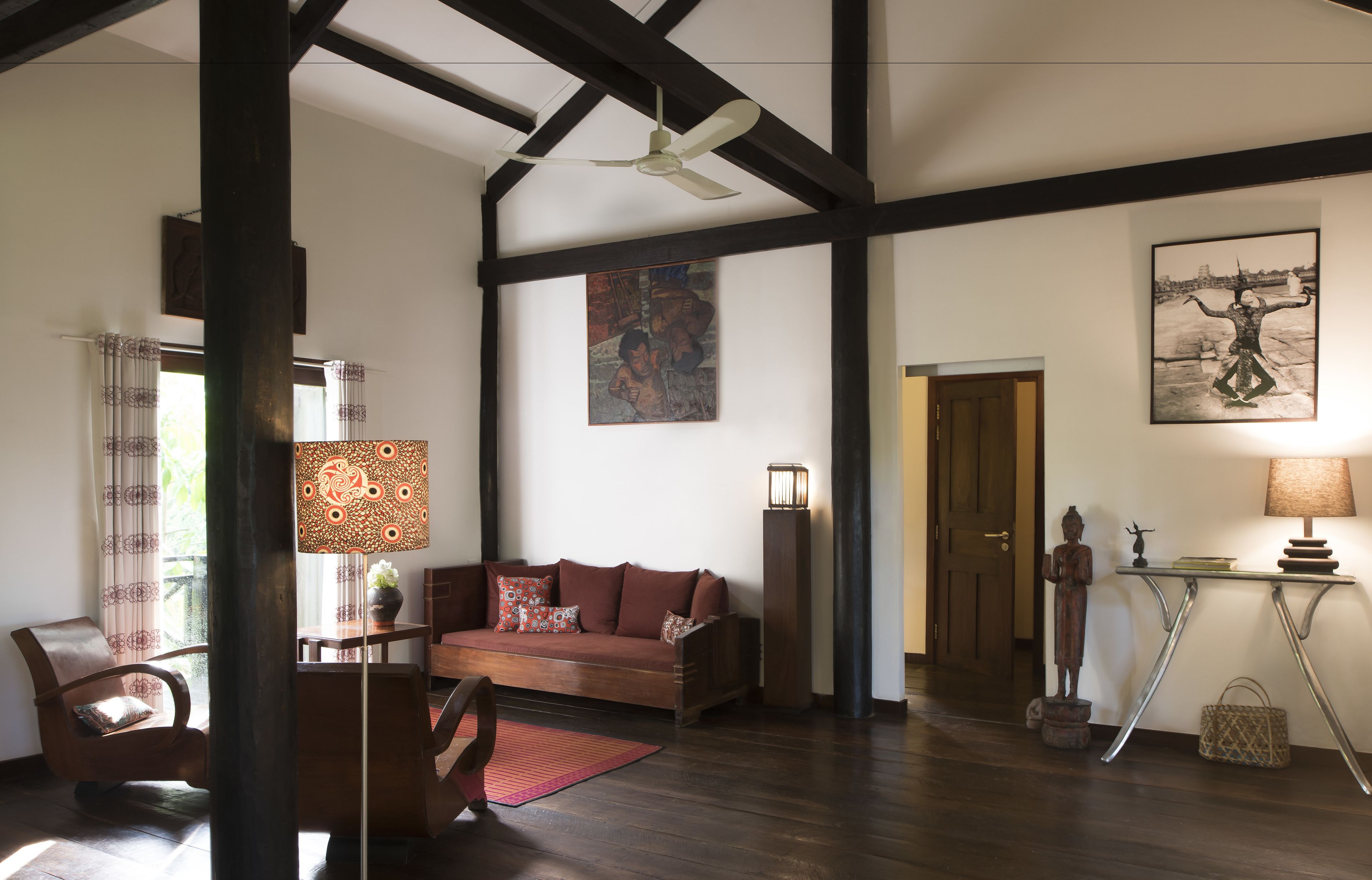 deluxe villa, 1 bedroom | living area | flat-screen tv, dvd player