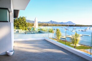 Superior Penthouse, 3 Bedrooms | Terrace/patio - Latitude Luxury Seafront Apartments (Black River)