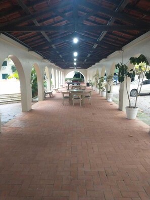 Property grounds - Hotel Atlântico Praia (Rio Grande)