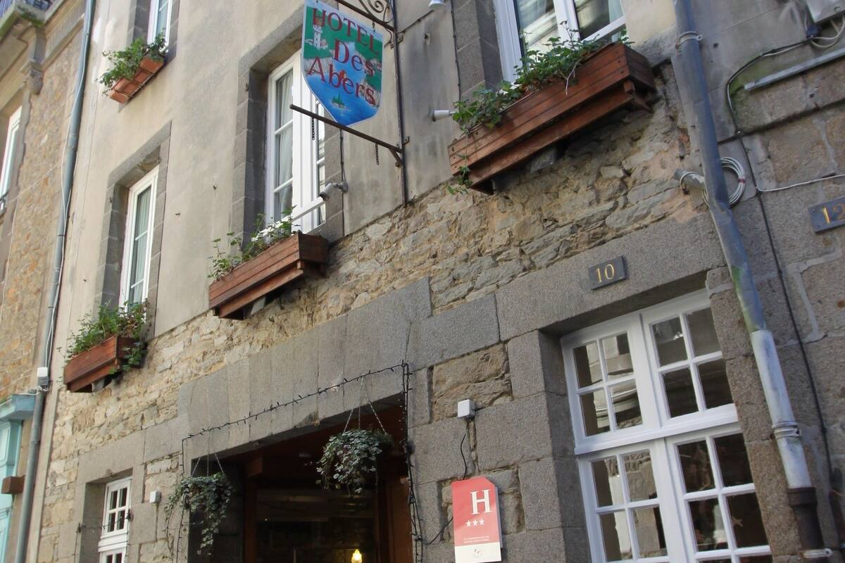 front of property