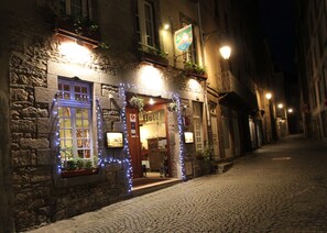 Front of property – evening/night