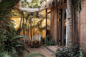 Garden View Cottage | Área de sala de estar