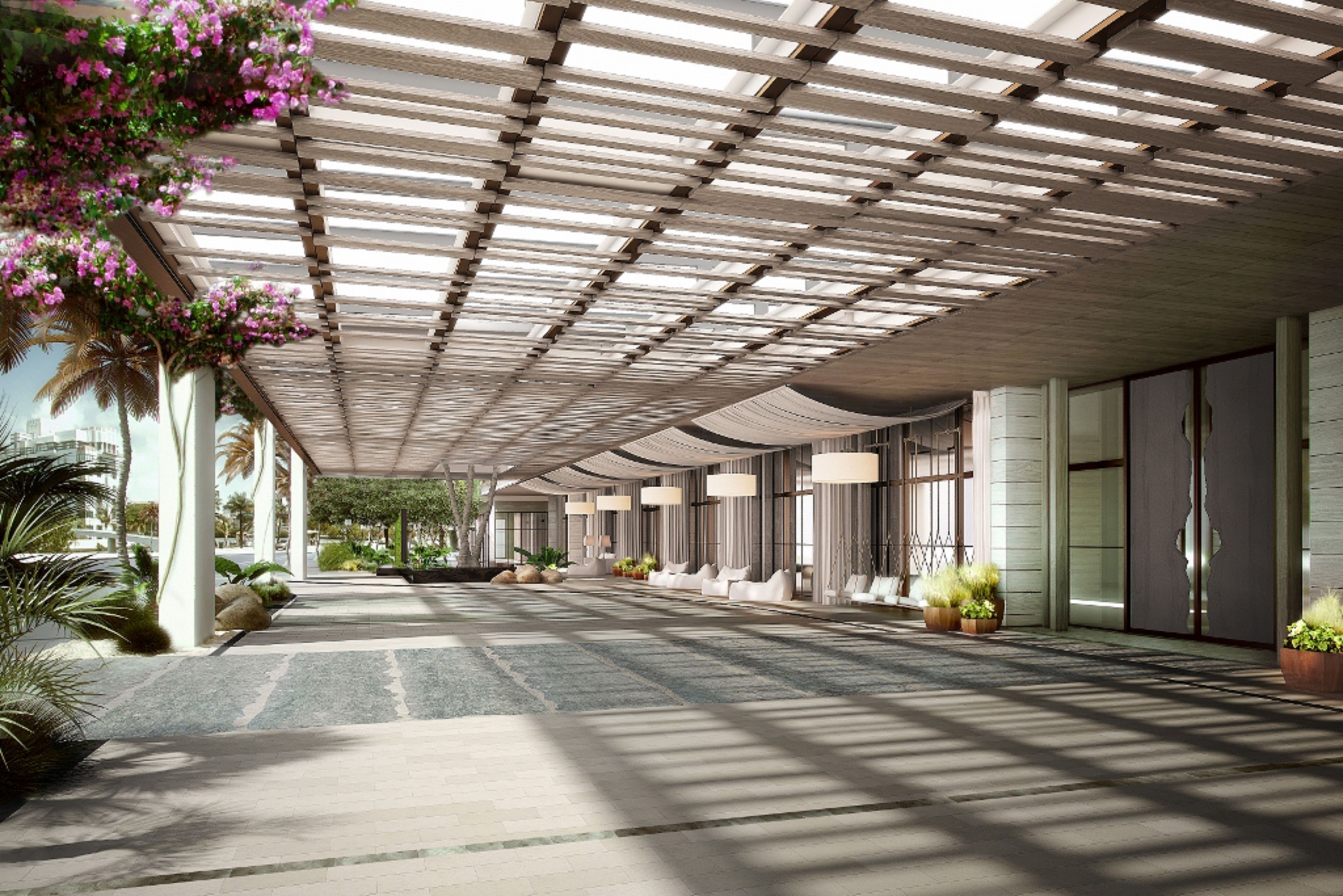 Entrada de la propiedad