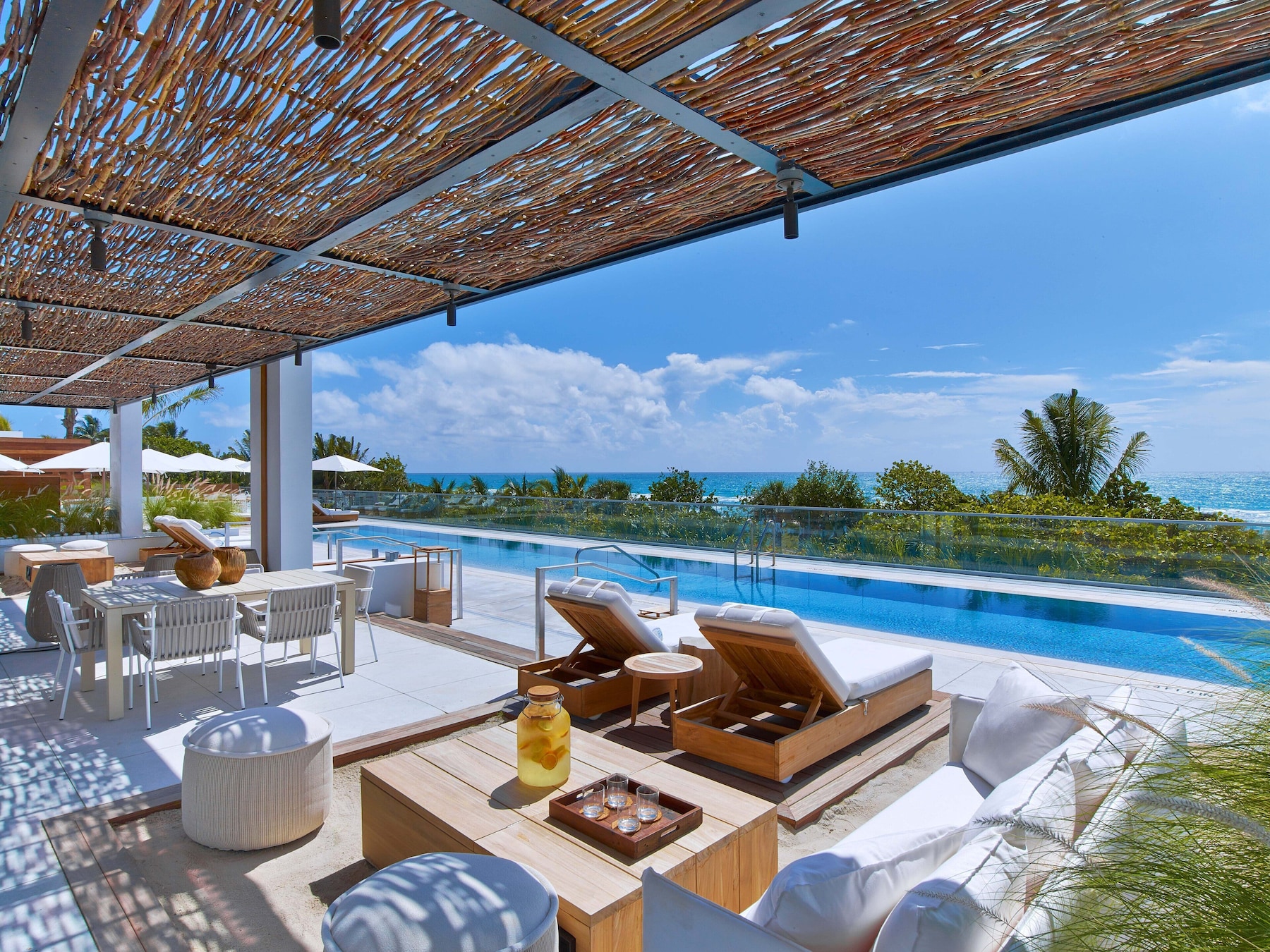 3 outdoor pools