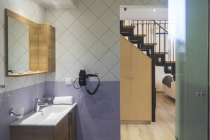 Villa, 1 Bedroom, Private Pool | Bathroom | Separate bathtub and shower, jetted bath, hair dryer, towels