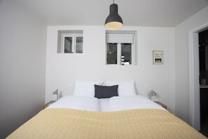 Apartment, 1 Bedroom | 1 bedroom, blackout curtains, iron/ironing board, free cots/infant beds - Ambassade Apartments (Reykjavik)