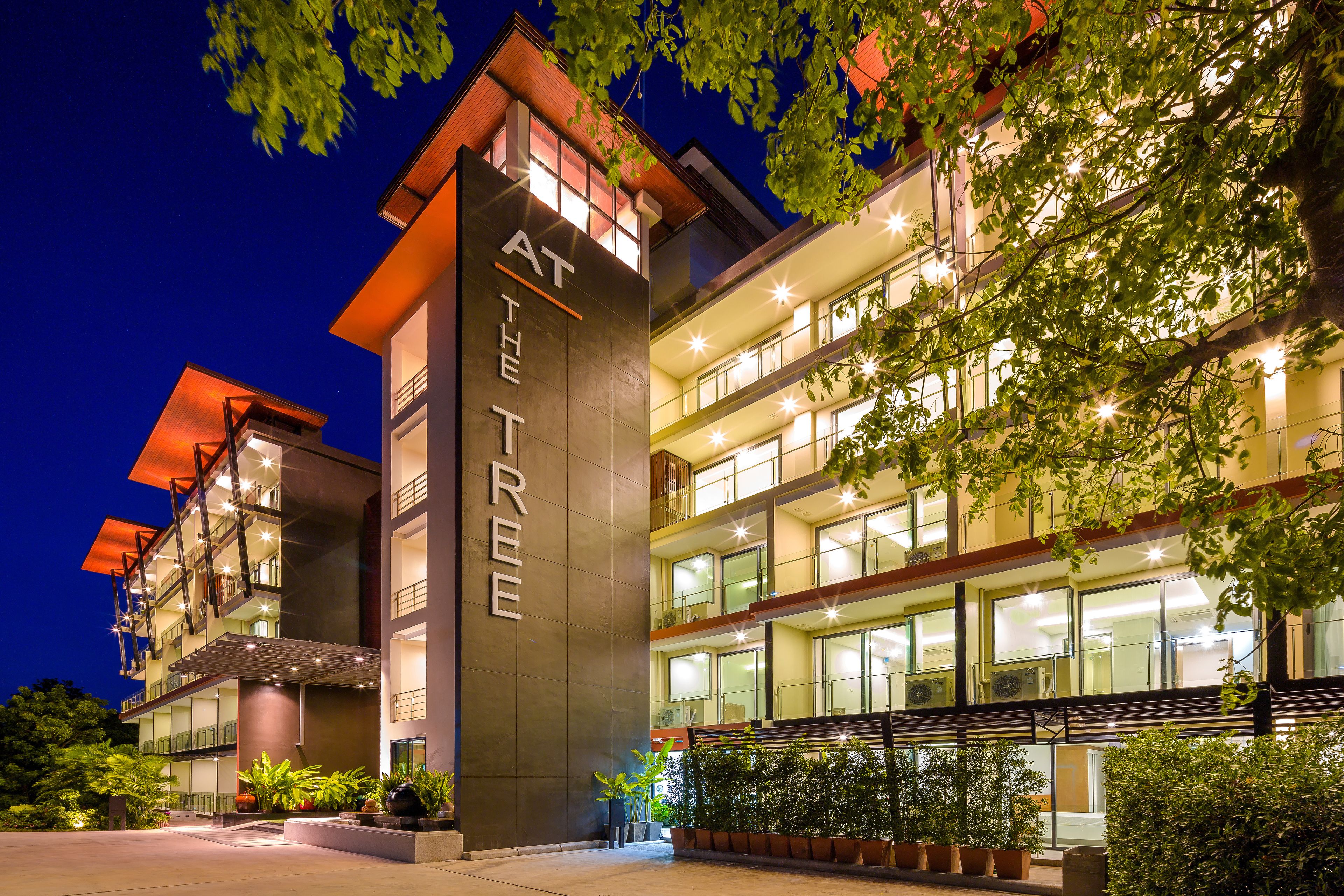 front of property – evening/night