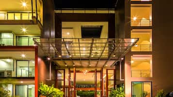 Front of property - evening/night