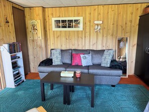 Casa de campo Confort, 1 habitación | Zona de estar | Una televisión