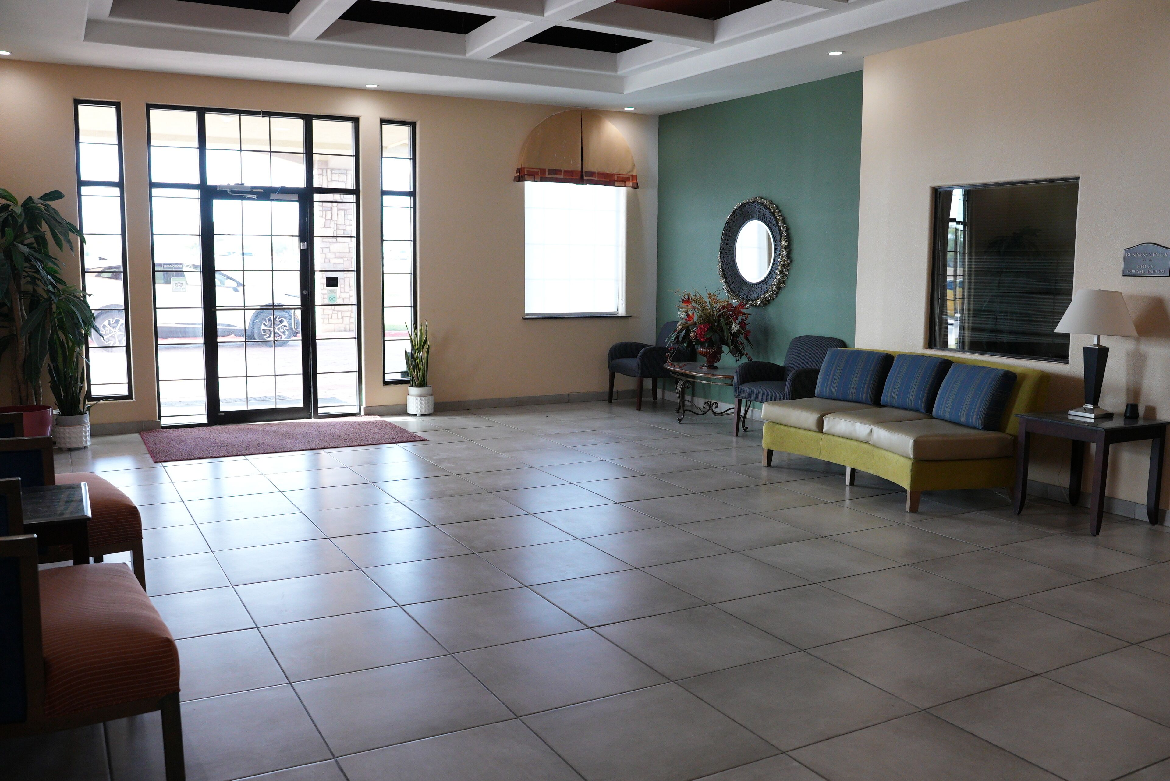 Lobby sitting area