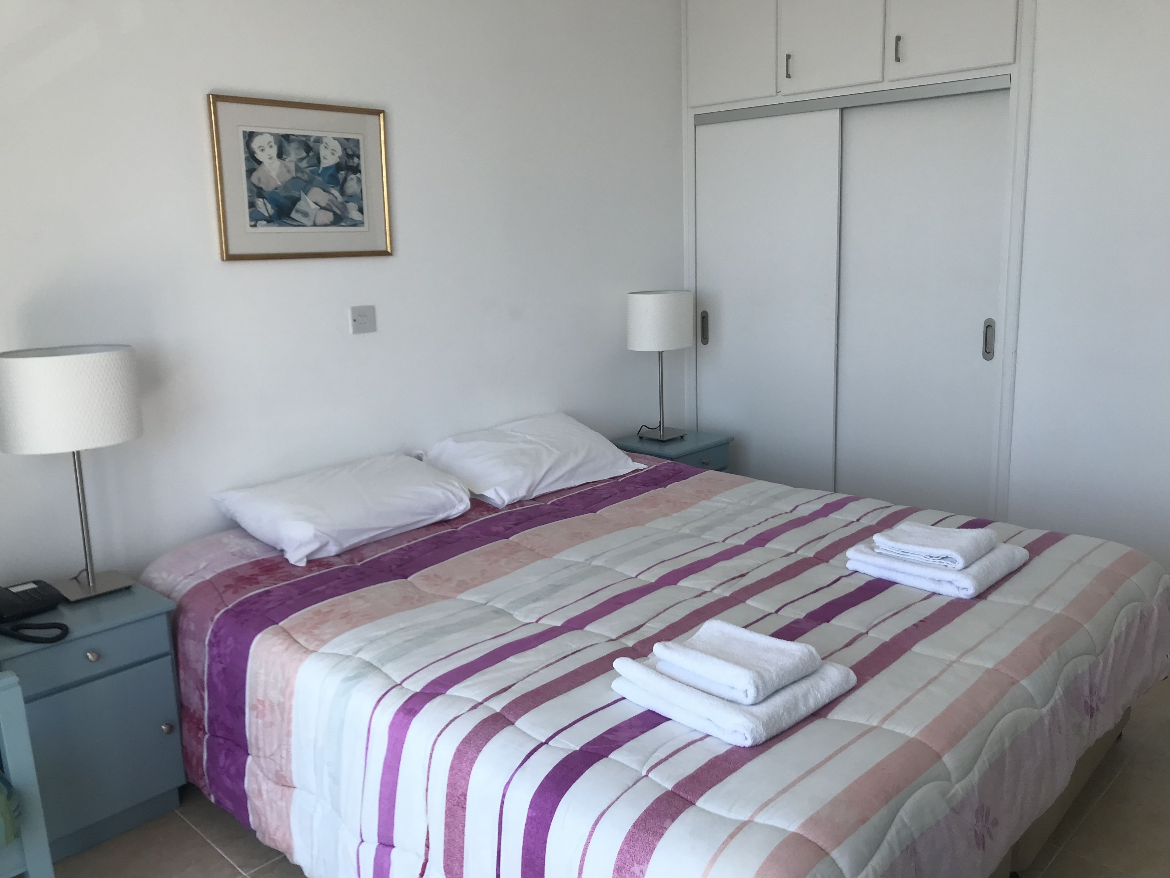 Desk, iron/ironing board, free WiFi, bed sheets