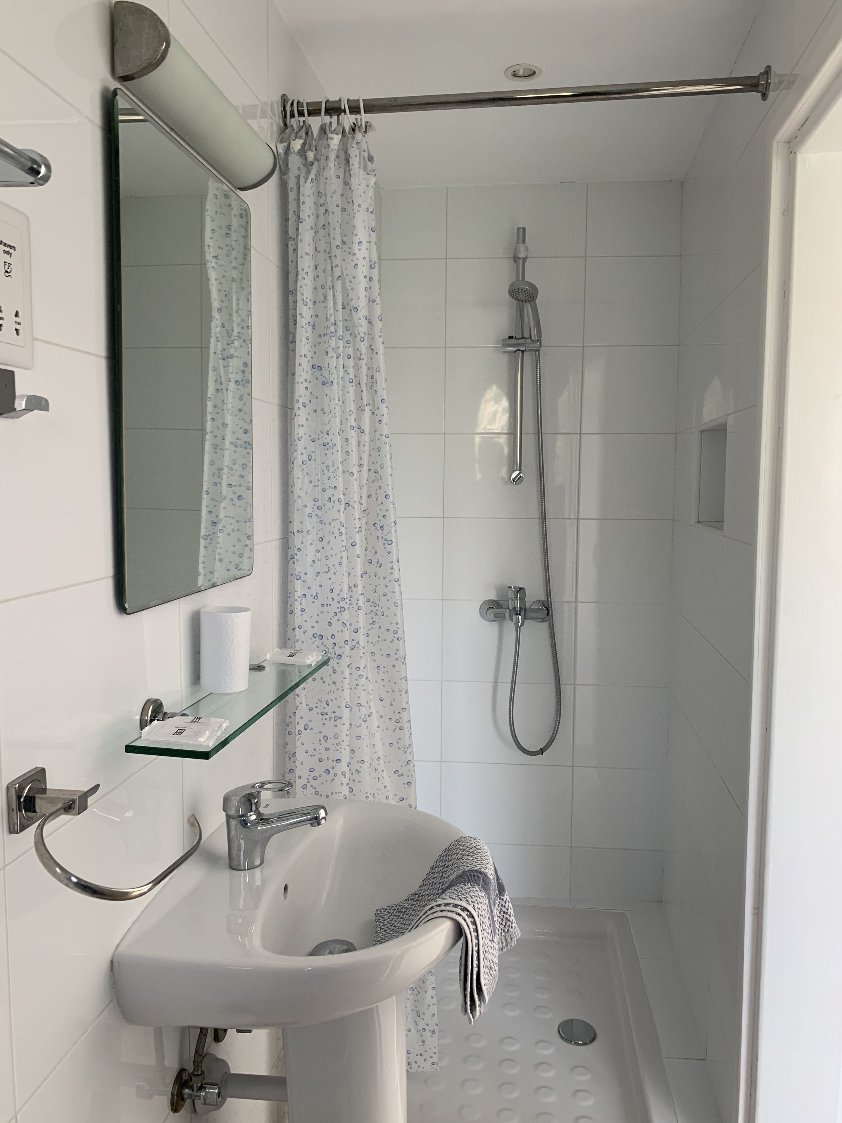 family room | bathroom | free toiletries, hair dryer, towels
