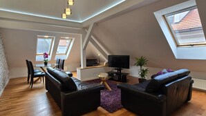 Blick von der Unterkunft