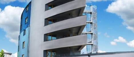 Fassade der Unterkunft