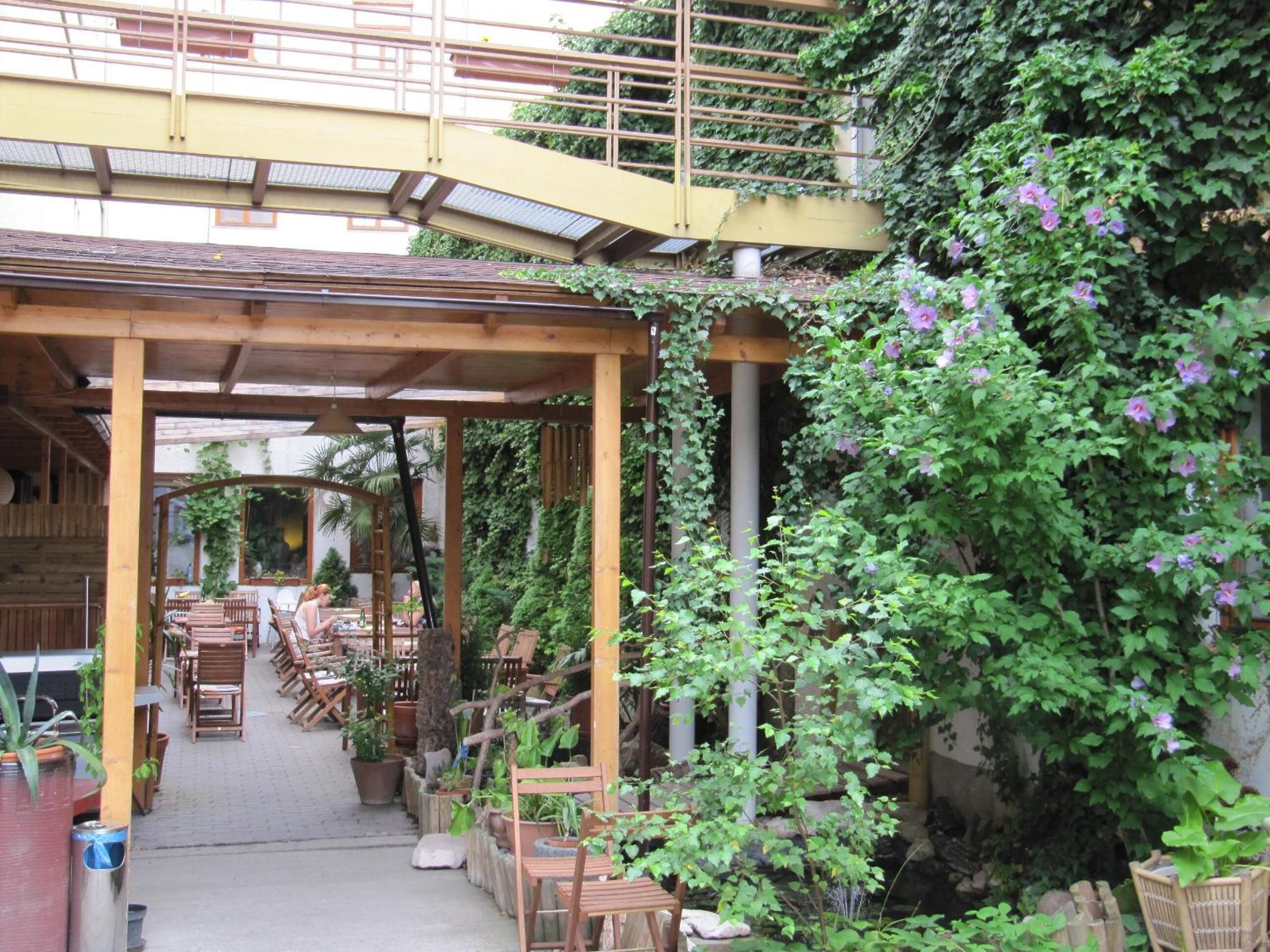 Khuôn viên nơi lưu trú