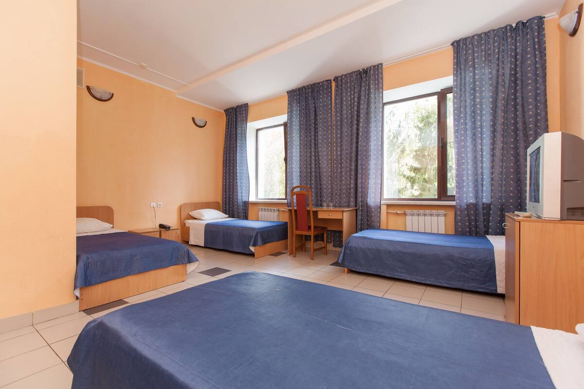 Standaard kamer, 1 twee- of 2 eenpersoonsbedden | Een bureau, een strijkplank/strijkijzer, extra bedden, gratis wifi