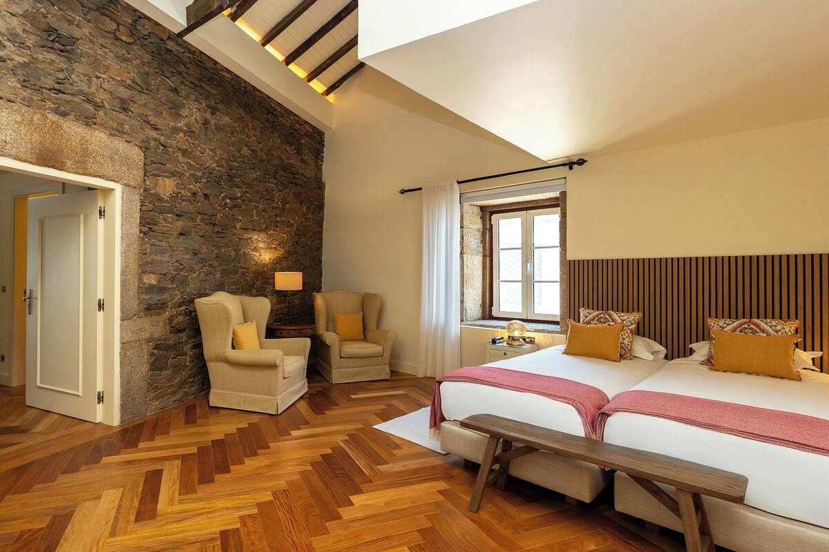 Suite (Casa do Lagar) | Skrivebord, lydisolert, strykejern/-brett og wi-fi (inkludert)