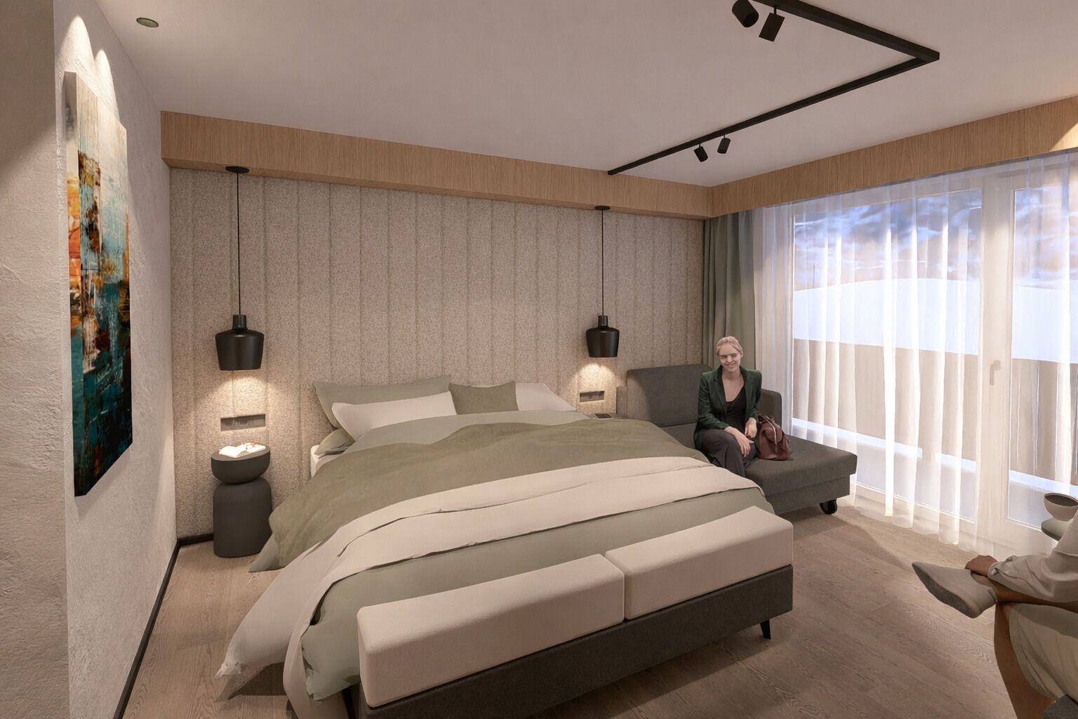 Junior Suite | Minibar, in-room safe, desk, blackout drapes