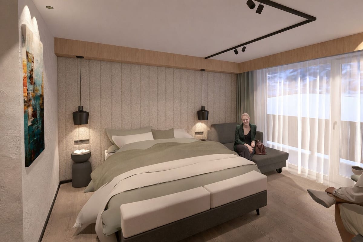 Minibar, caja de seguridad en la habitación y escritorio