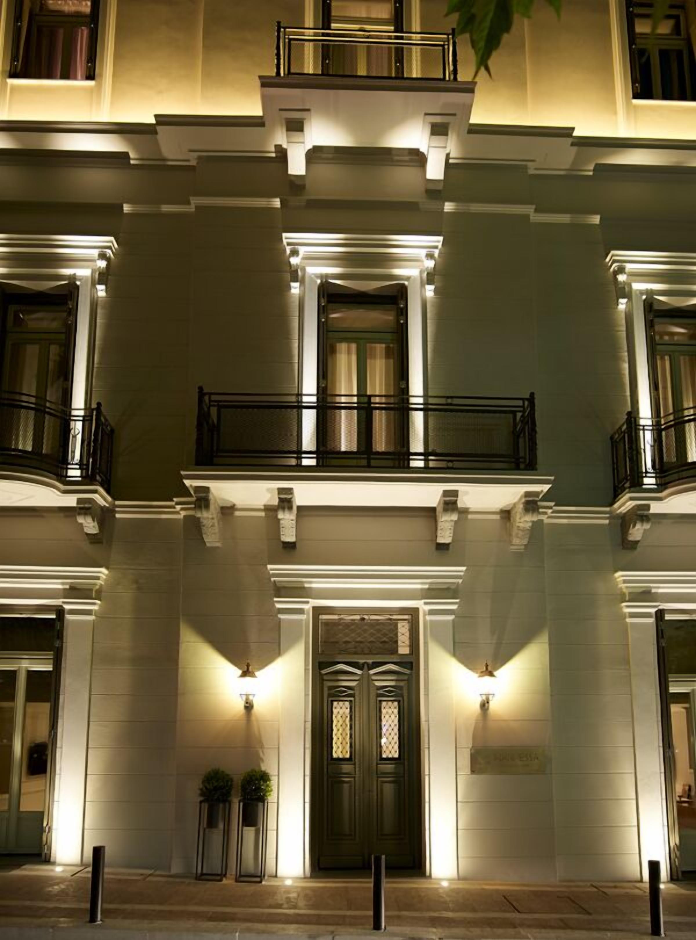 front of property – evening/night