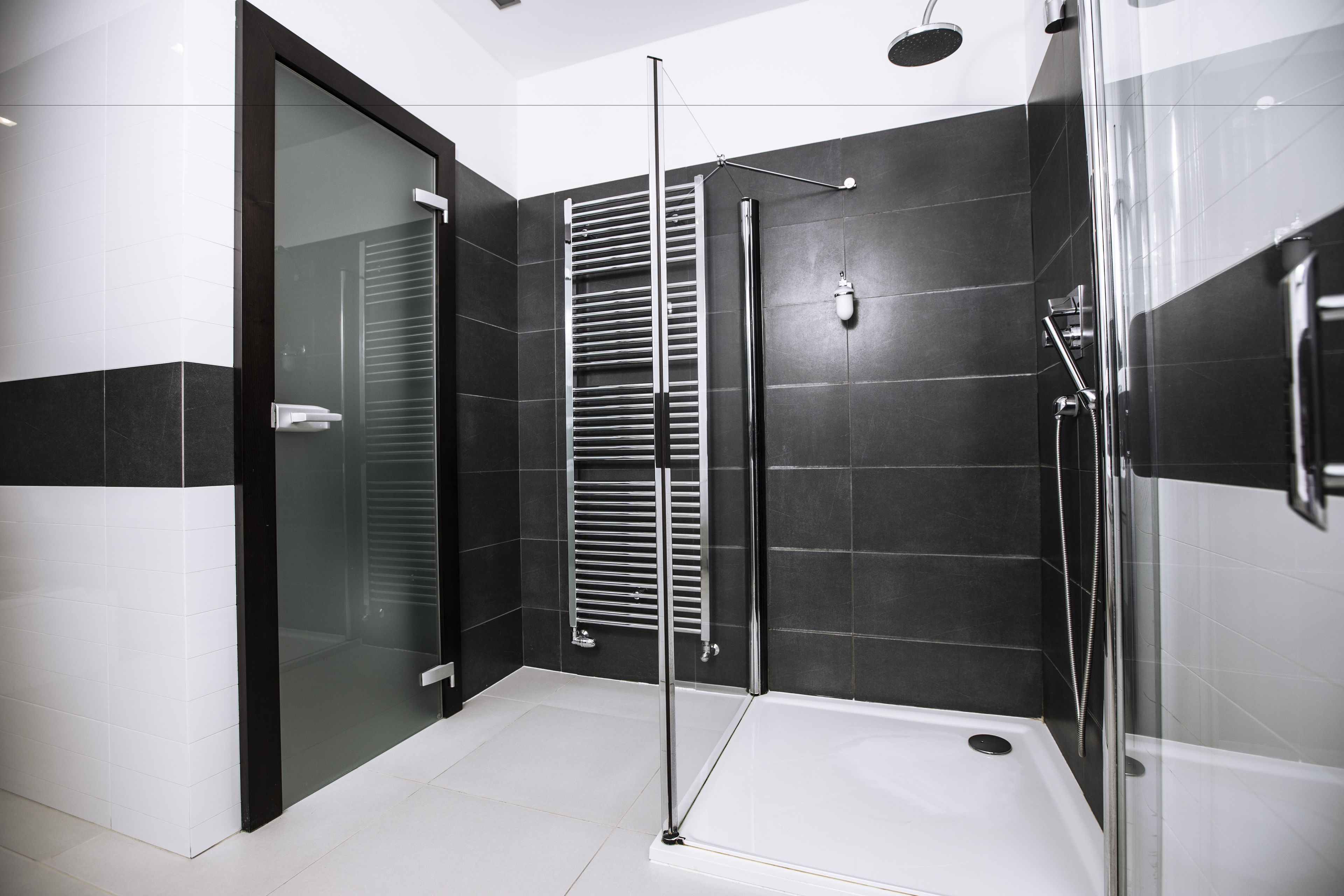 deluxe apartment, 1 king bed | bathroom | free toiletries, hair dryer, towels