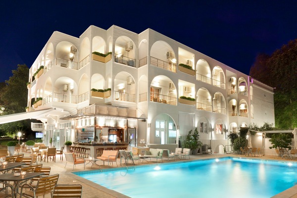 Front of property - evening/night