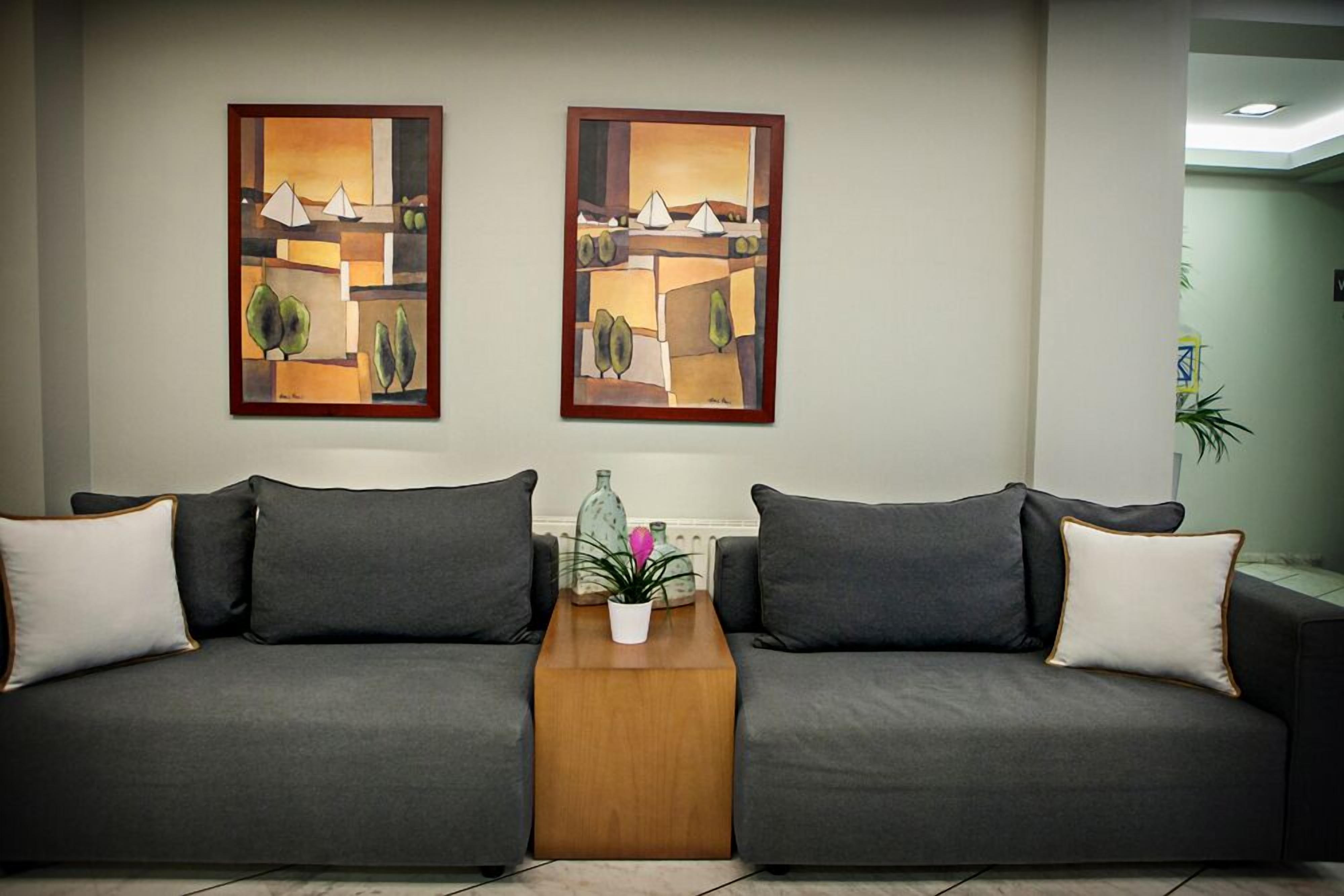 Sala de estar en el lobby