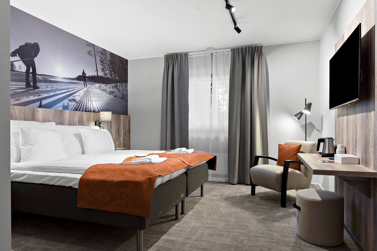 deluxe double or twin room | desk, iron/ironing board, free wifi