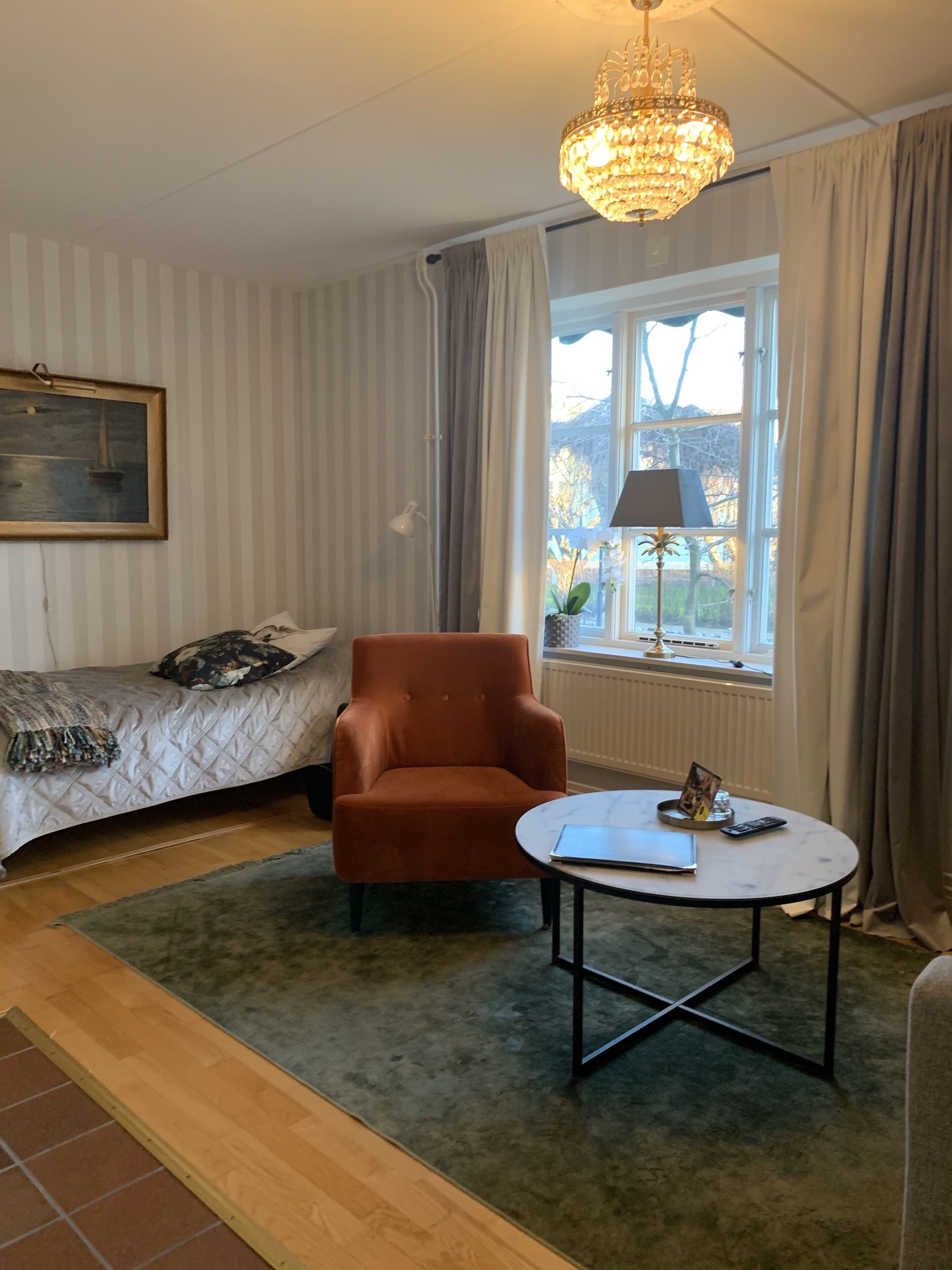 superior suite | living room | 26-inch lcd tv with digital channels, tv