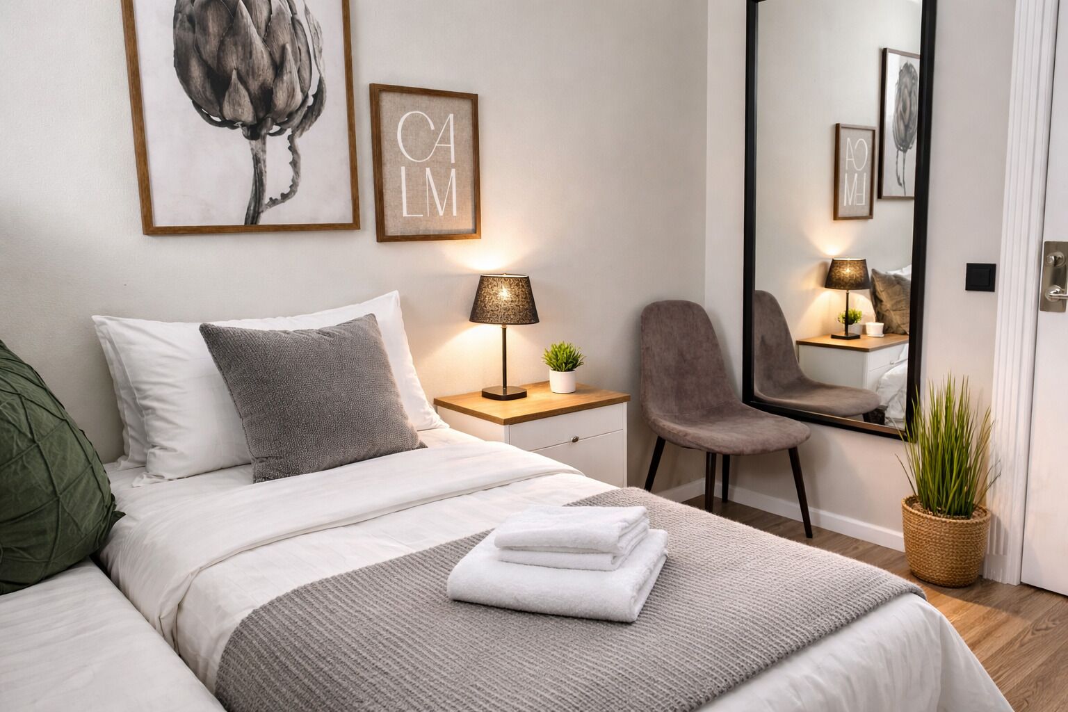 Blackout drapes, iron/ironing board, free WiFi, bed sheets