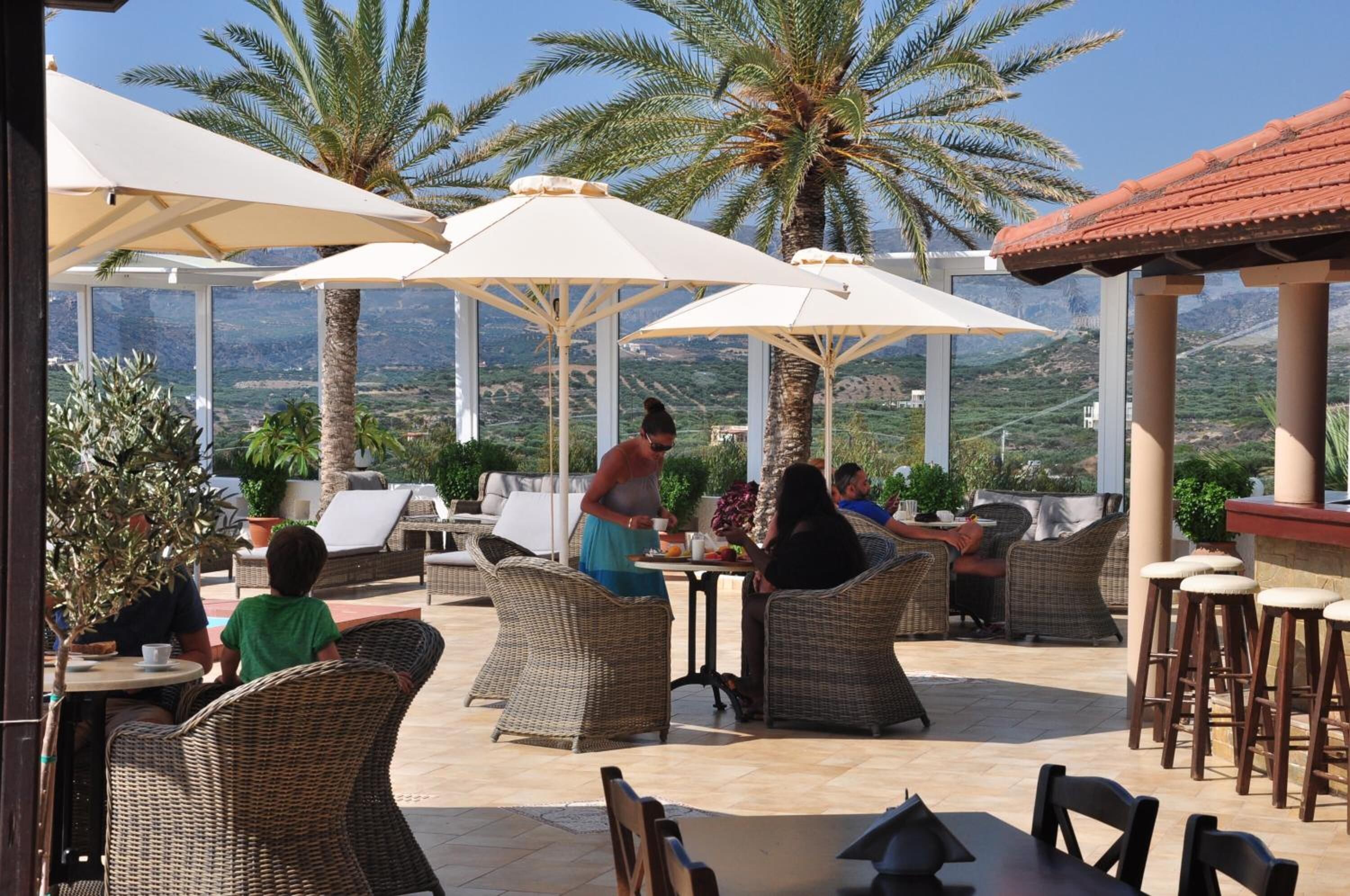 Breakfast, lunch, dinner served; Greek cuisine 