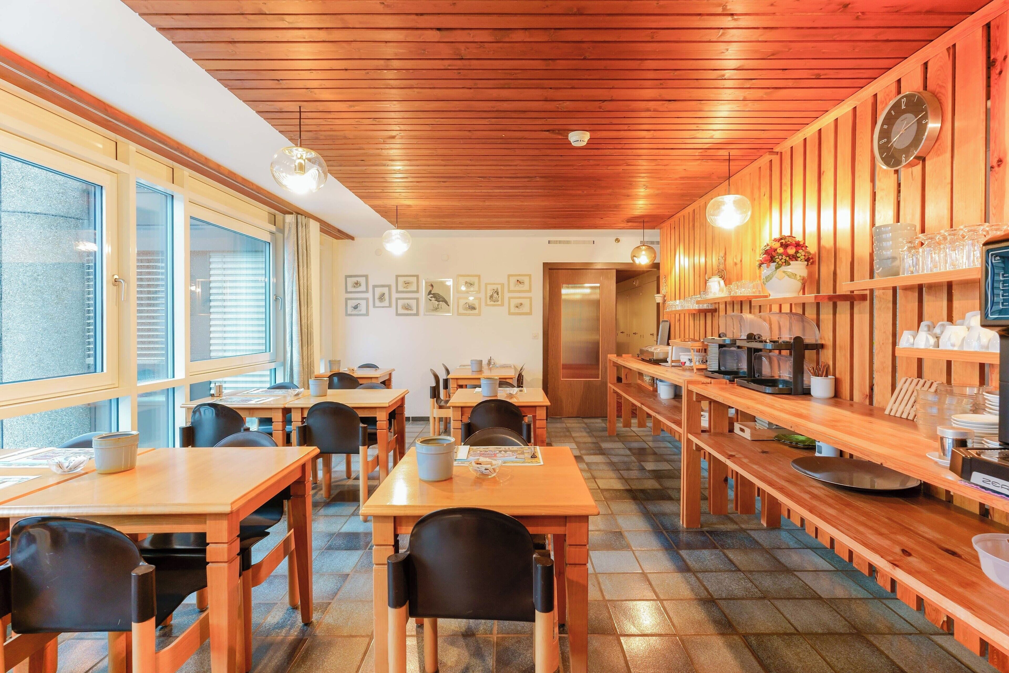 daily buffet breakfast (chf 18 per person)