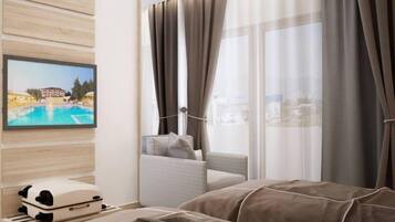 Deluxe Double Room | In-room safe, iron/ironing board, free cribs/infant beds, free WiFi