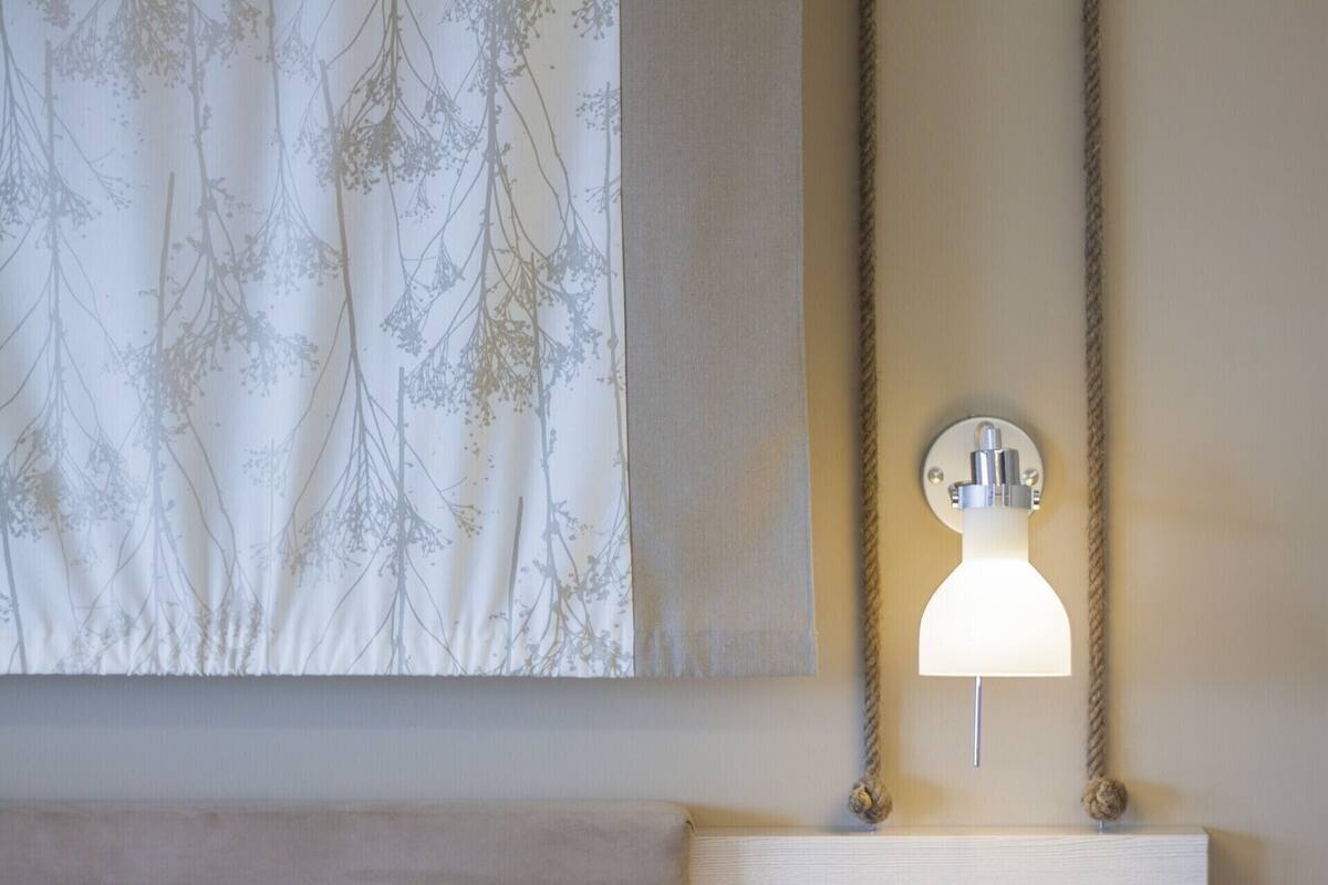 Chambre exĂ©cutive double | DĂ©tail de lâintĂ©rieur