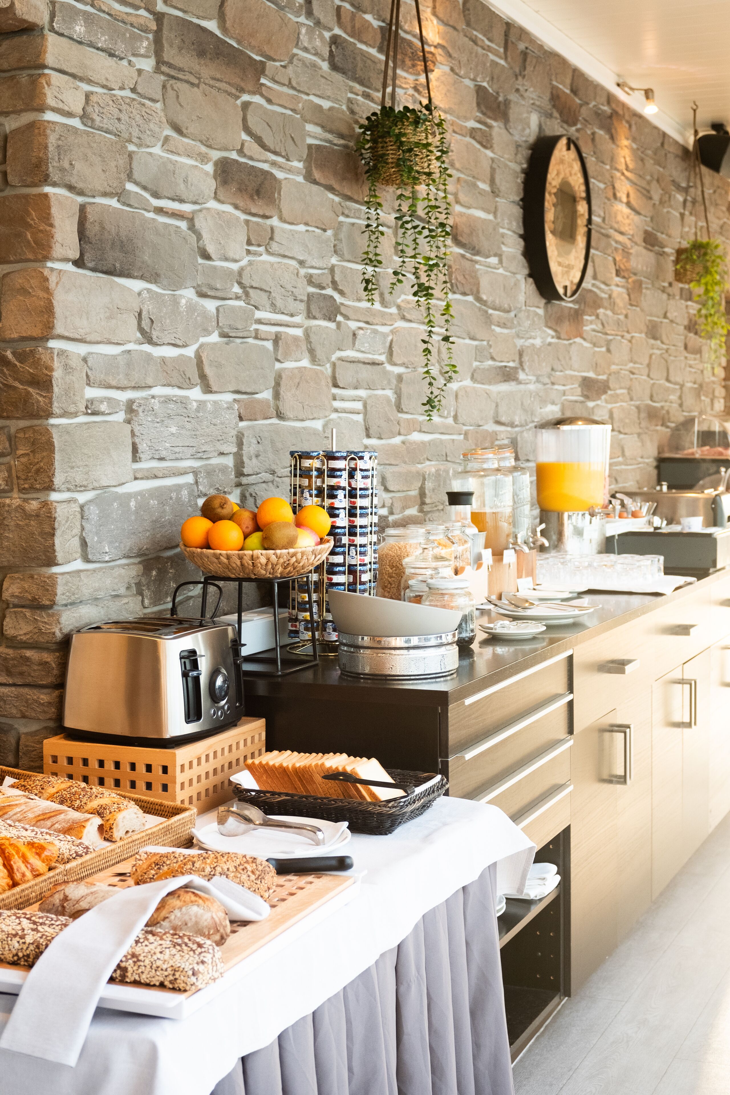 daily buffet breakfast (chf 25.00 per person)