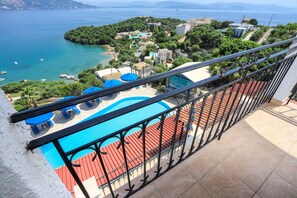 Apartment, 1 Bedroom, Sea View | Terrace/patio - Kommeno Bella Vista (Corfu)