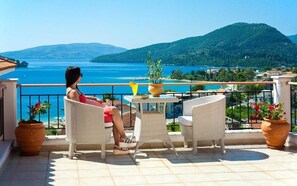 Duplex, Sea View | Balcony view - San Lazzaro (Lefkada)