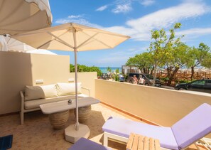 Suite – junior, delvis sjøutsikt | Utsikt fra rommet