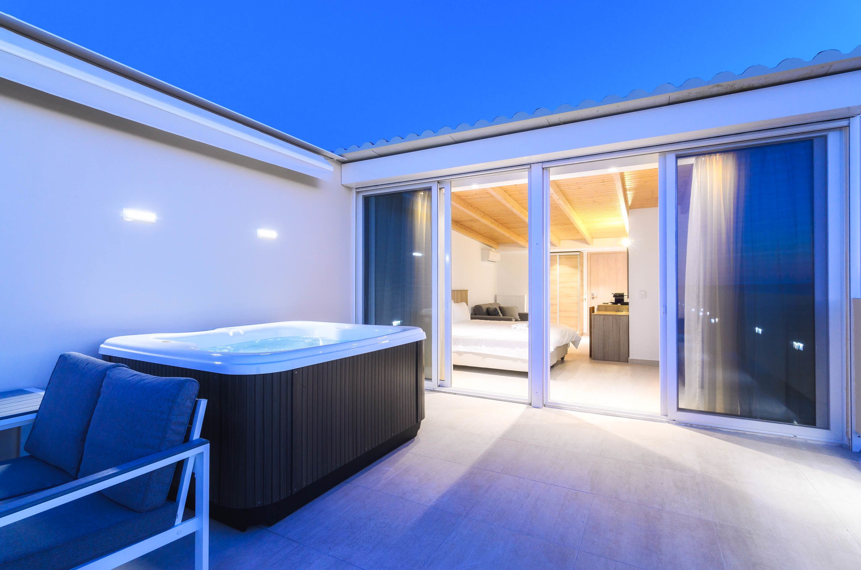 luxury suite, sea view, sea facing | terrace/patio