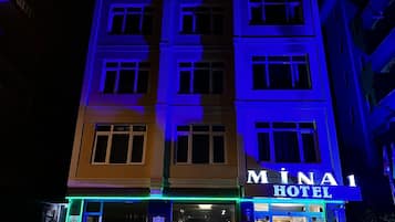Front of property – evening/night