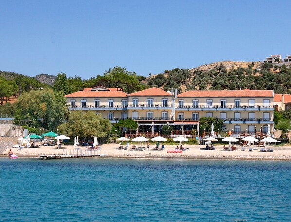 Front of property - Pebble Beach Hotel (Lesvos)