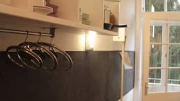 Design Apartment, 1 Bedroom, Balcony, Garden View | Private kitchen | Full-sized fridge, oven, stovetop, dishwasher