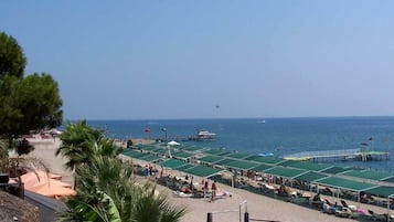 Private beach