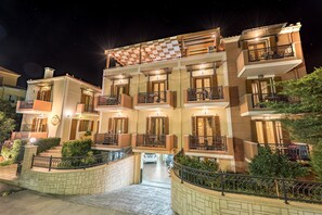 Front of property – evening/night