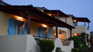Front of property – evening/night