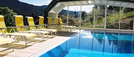 Indoor pool, outdoor pool
