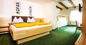 Family Apartment, 2 Bedrooms, Balcony | In-room safe, individually decorated, desk, laptop workspace