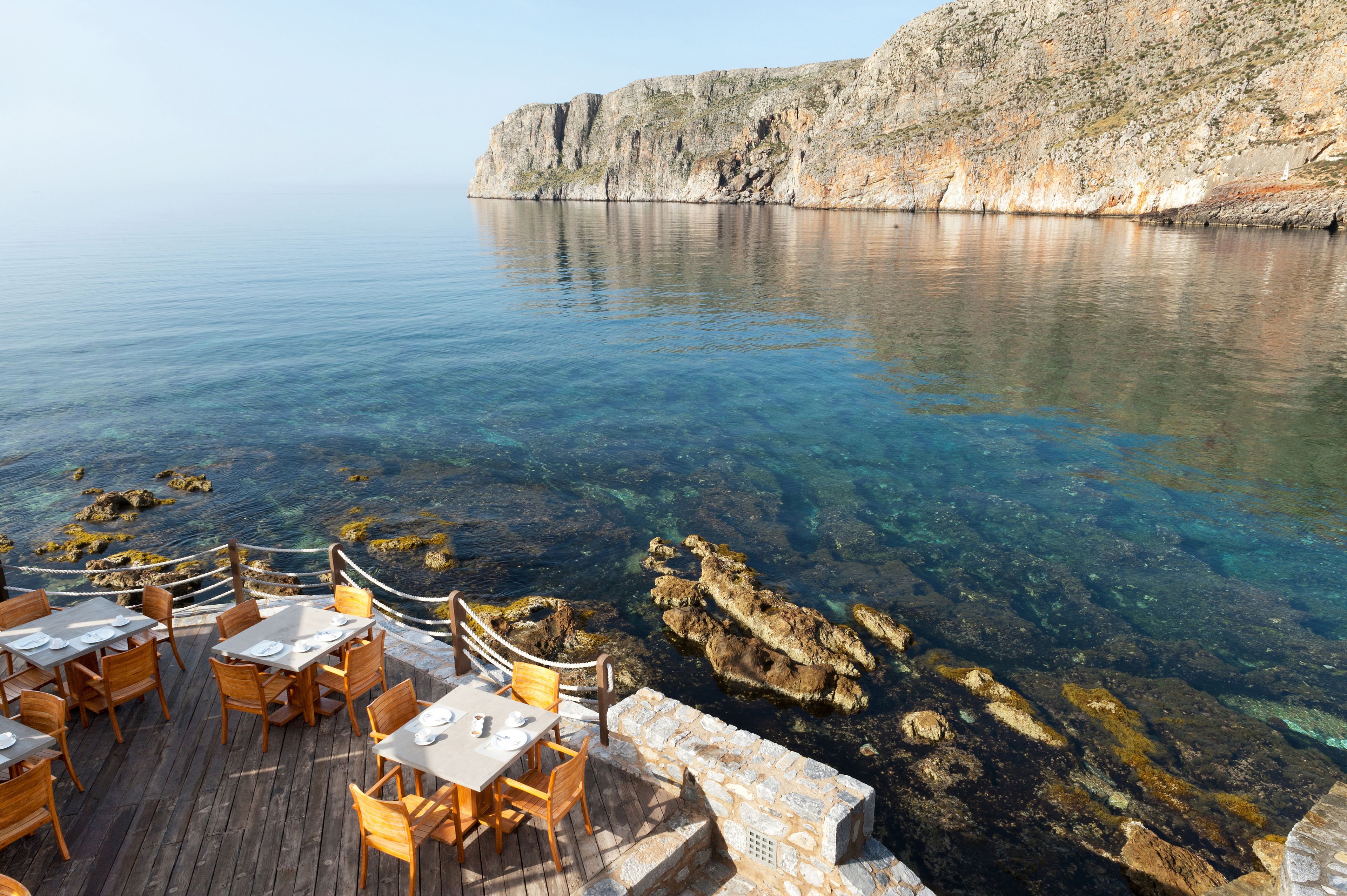 Blick von der Unterkunft