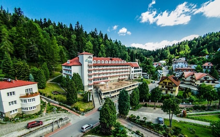 View from property. Geovita Krynica Zdroj