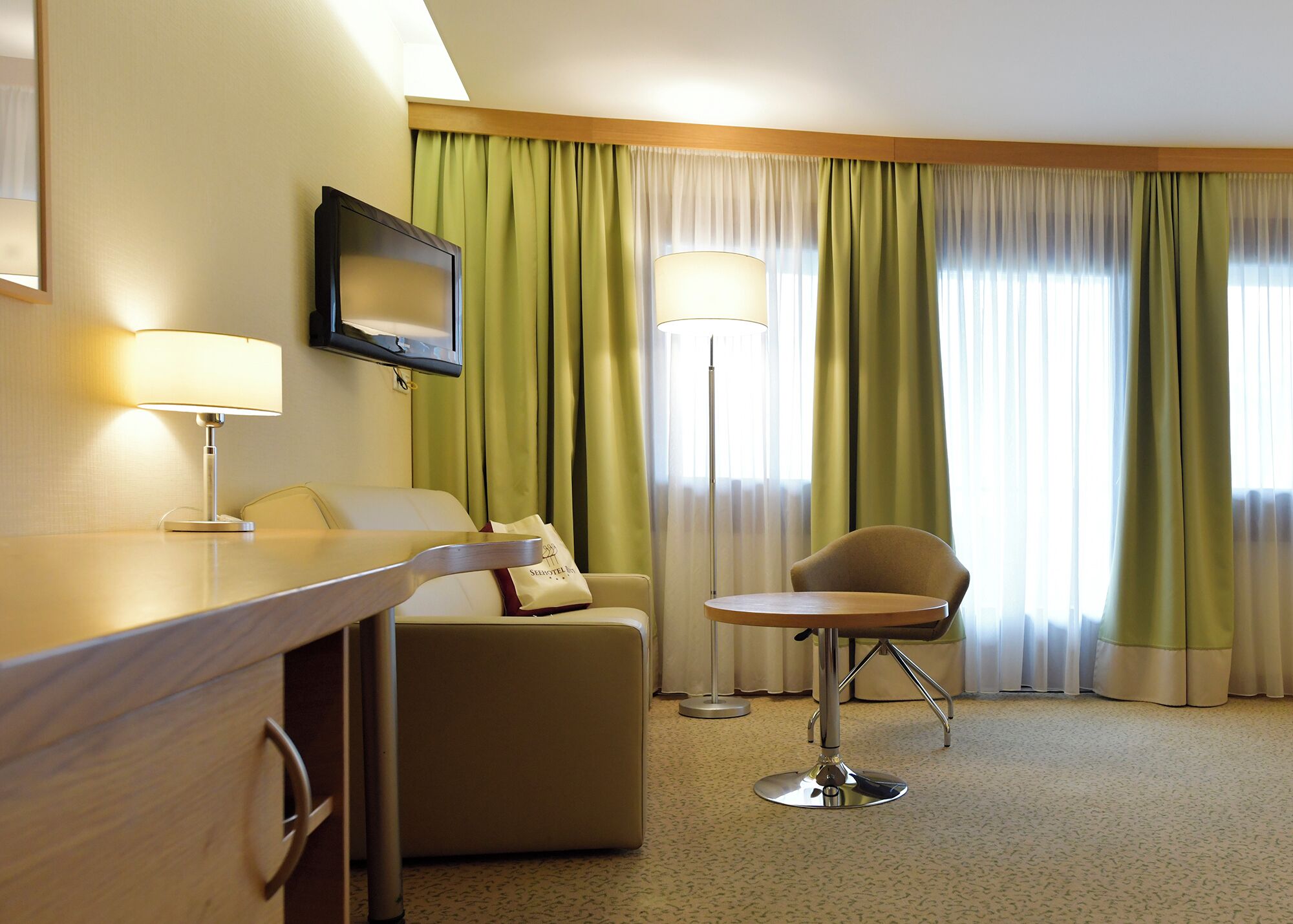 comfort quadruple room, balcony, garden view | 1 bedroom, hypo-allergenic bedding, minibar, in-room safe